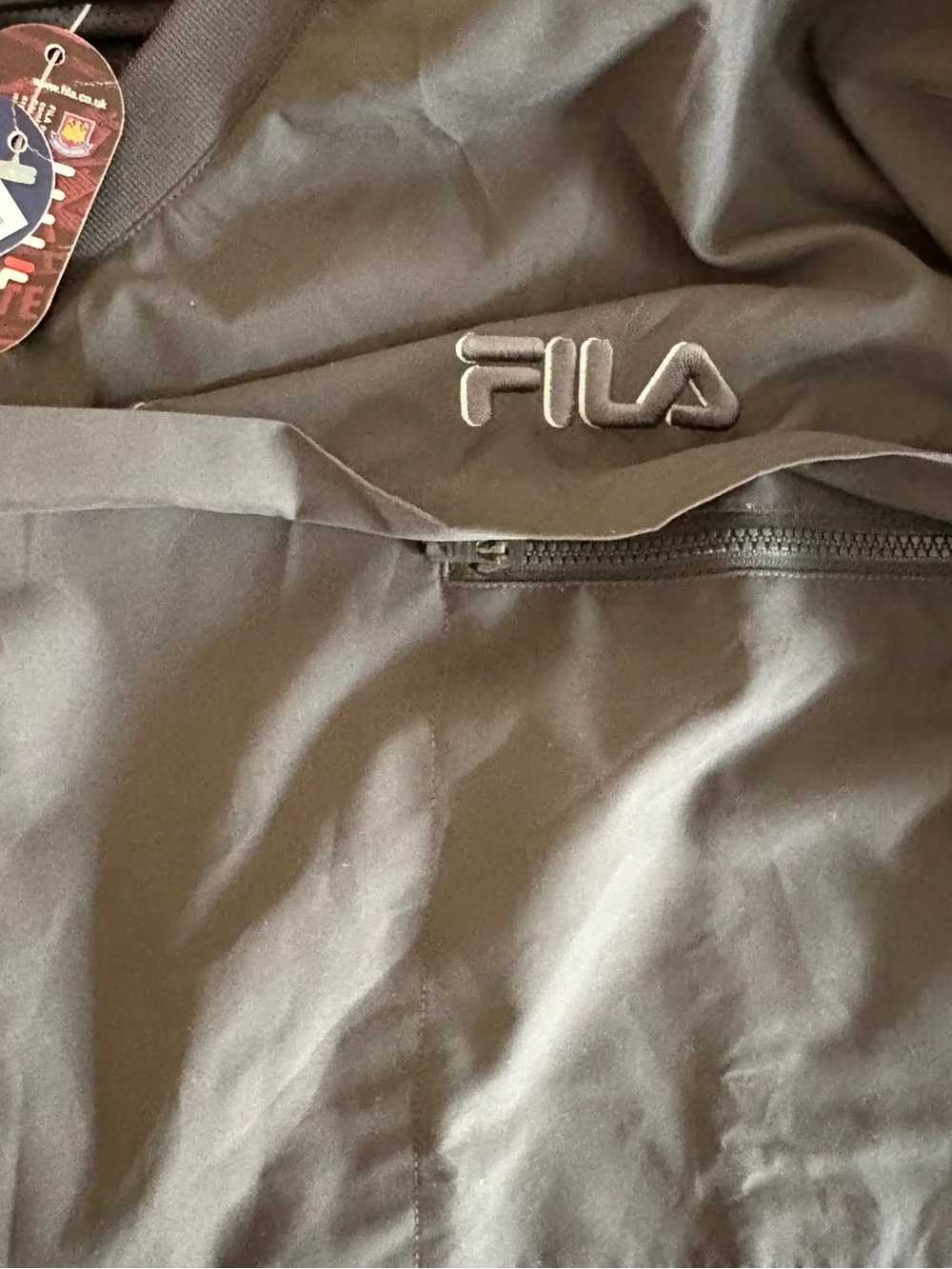Vintage Y2K Fila West Ham United Windbreaker Pullover XXL NWT